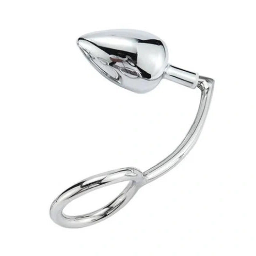 Anal Hooks Anal Hook DiscreetChoice with Stainless Steel Ring Cock Set 4663 1002